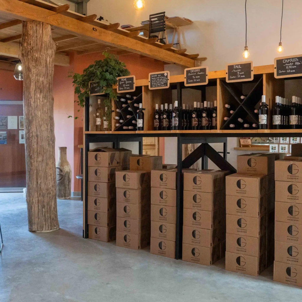 caveau vente de vin bio